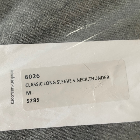 Classic Long Sleeve Grey Sweater - Picture 2 of 2